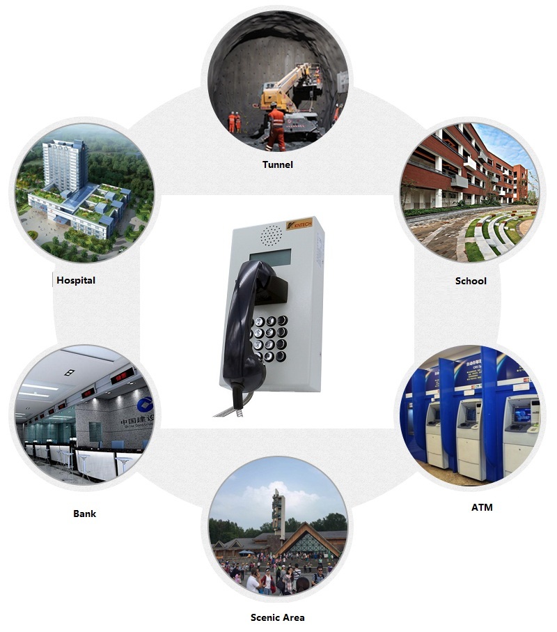 public vandal proof telephone