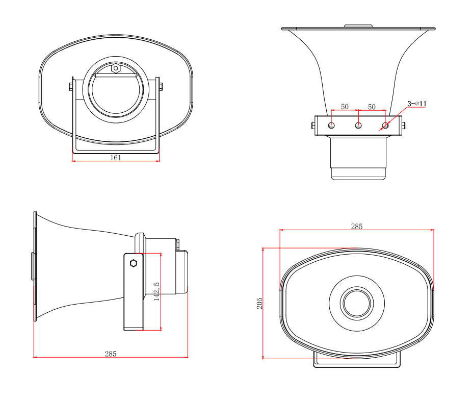 30w horn speaker