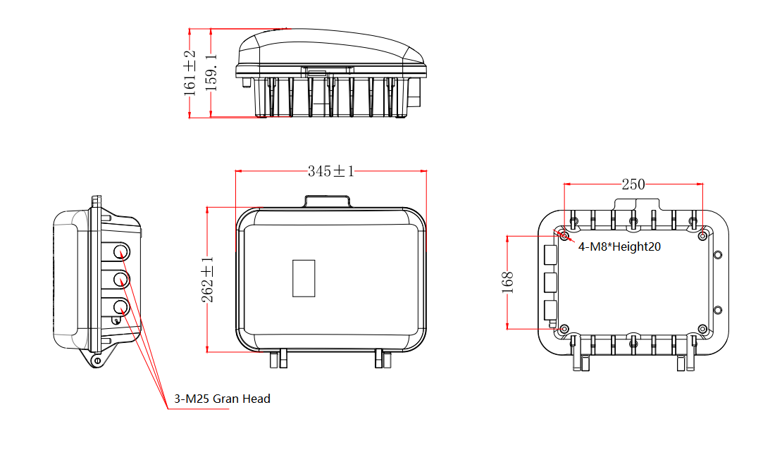 ex telephone size